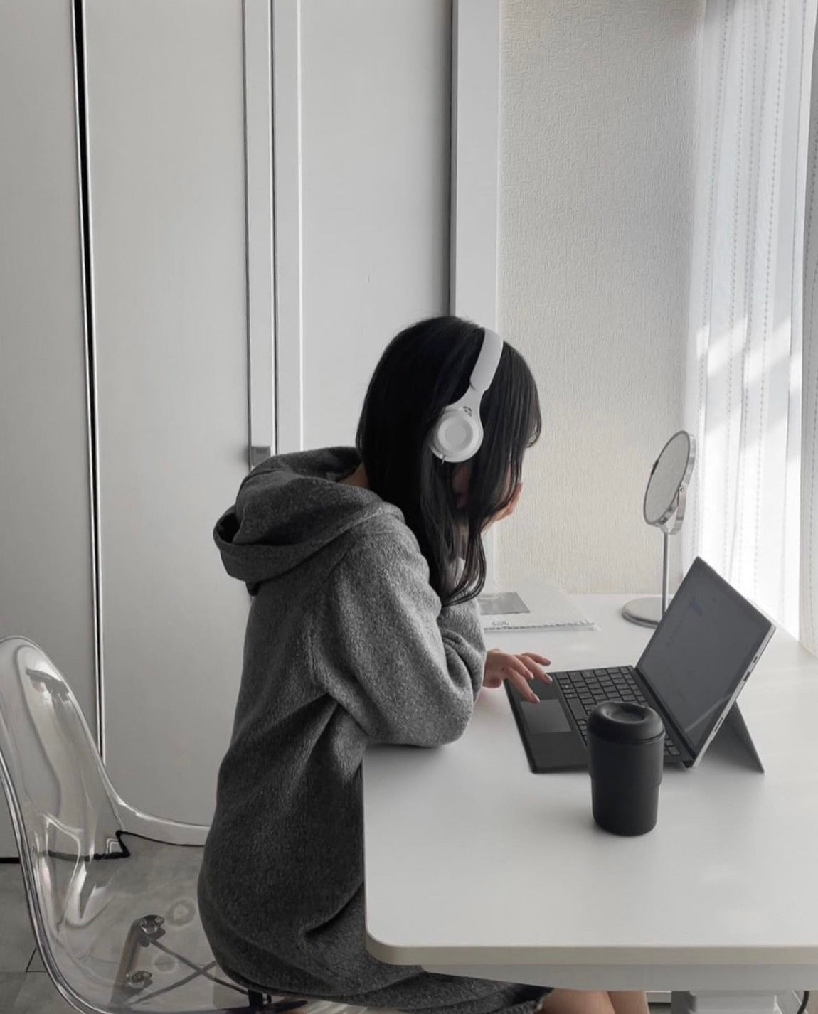 ニットワンピース